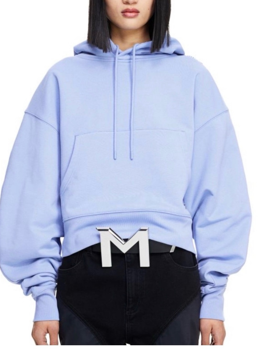 Bat Wing Sweatshirt Mugler+H&M Collab